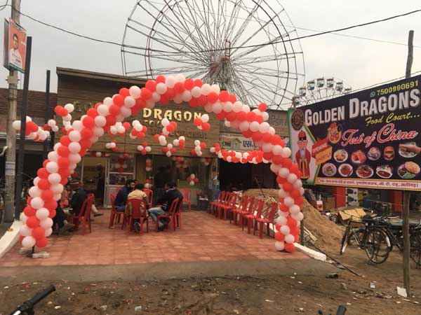 Golden Dragons chinese food court in Aligarh